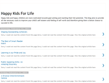Tablet Screenshot of happykidsforlife.blogspot.com