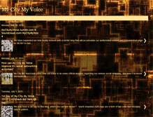 Tablet Screenshot of mycitymyvoice.blogspot.com