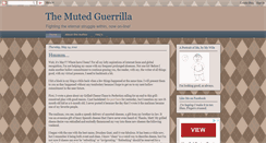 Desktop Screenshot of mutedguerrilla.blogspot.com