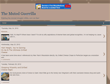 Tablet Screenshot of mutedguerrilla.blogspot.com