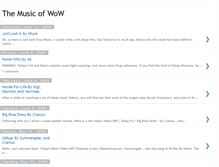 Tablet Screenshot of musicofwow.blogspot.com