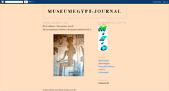 Desktop Screenshot of museumegyptjournal.blogspot.com