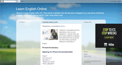 Desktop Screenshot of learnenglishonline101.blogspot.com