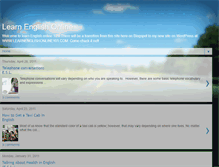 Tablet Screenshot of learnenglishonline101.blogspot.com
