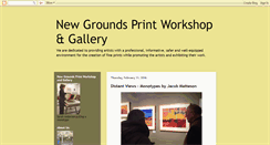 Desktop Screenshot of newgroundsprintworkshopandgallery.blogspot.com