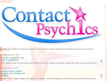 Tablet Screenshot of contact-psychics.blogspot.com