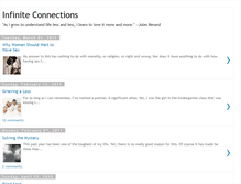 Tablet Screenshot of infiniteconnections.blogspot.com