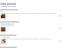 Tablet Screenshot of chloeandcecil.blogspot.com