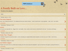 Tablet Screenshot of afamilybuiltonlove.blogspot.com