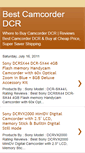 Mobile Screenshot of camcorderdcrreview.blogspot.com