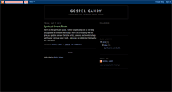 Desktop Screenshot of gospelcandy.blogspot.com