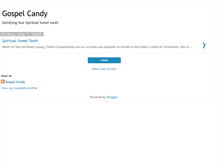 Tablet Screenshot of gospelcandy.blogspot.com
