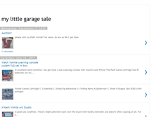 Tablet Screenshot of mylittlegaragesale.blogspot.com