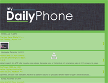 Tablet Screenshot of mydailygadgets.blogspot.com