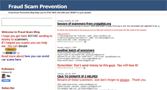 Desktop Screenshot of fraudscam.blogspot.com