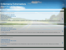 Tablet Screenshot of enfermeriaextremadura.blogspot.com