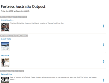 Tablet Screenshot of fortressaustralia.blogspot.com
