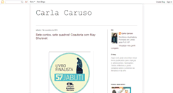 Desktop Screenshot of carlacarusolivros.blogspot.com