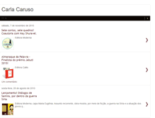 Tablet Screenshot of carlacarusolivros.blogspot.com