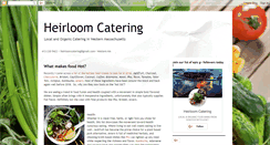 Desktop Screenshot of heirloomcatering.blogspot.com