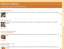 Tablet Screenshot of heirloomcatering.blogspot.com