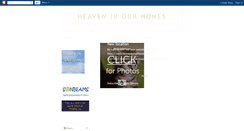 Desktop Screenshot of heaveninourhomes.blogspot.com