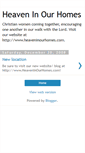 Mobile Screenshot of heaveninourhomes.blogspot.com