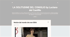 Desktop Screenshot of lasolitudinedelconiglio.blogspot.com