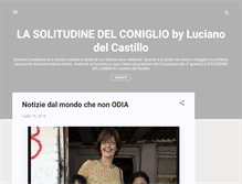 Tablet Screenshot of lasolitudinedelconiglio.blogspot.com