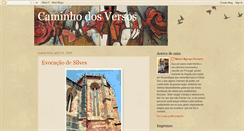 Desktop Screenshot of caminhodosversos.blogspot.com