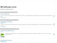 Tablet Screenshot of brsoftwarelivre.blogspot.com