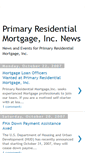 Mobile Screenshot of primaryresidentialmortgageinc.blogspot.com