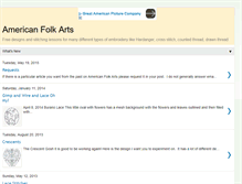 Tablet Screenshot of americanfolkarts.blogspot.com