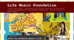 Desktop Screenshot of lifemusicfoundation.blogspot.com