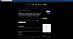 Desktop Screenshot of leoestaenhonduras.blogspot.com