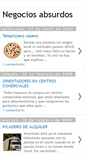 Mobile Screenshot of negociosabsurdos.blogspot.com