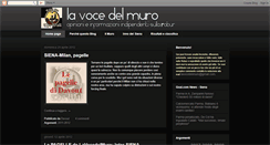 Desktop Screenshot of lavocedelmuro.blogspot.com