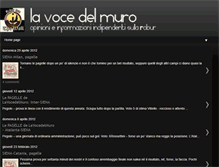 Tablet Screenshot of lavocedelmuro.blogspot.com