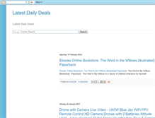 Tablet Screenshot of latestdailydeals.blogspot.com