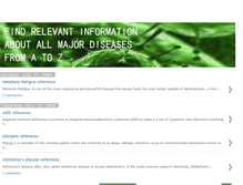 Tablet Screenshot of disease-journalist.blogspot.com