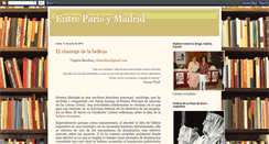 Desktop Screenshot of entreparisymadrid.blogspot.com