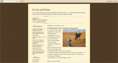 Desktop Screenshot of kevinandfiona.blogspot.com
