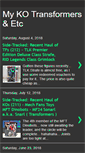 Mobile Screenshot of mykotransformers.blogspot.com