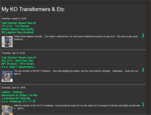 Tablet Screenshot of mykotransformers.blogspot.com