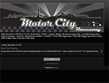 Tablet Screenshot of motorcityraceway.blogspot.com