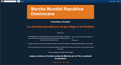 Desktop Screenshot of marchamundialdominicana.blogspot.com