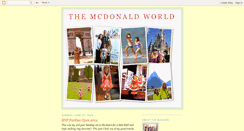 Desktop Screenshot of mcdonaldworld.blogspot.com