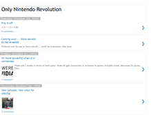 Tablet Screenshot of onlynintendorevolution.blogspot.com