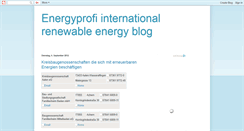 Desktop Screenshot of energyprofi.blogspot.com