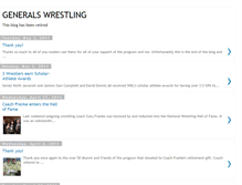 Tablet Screenshot of generalswrestling.blogspot.com